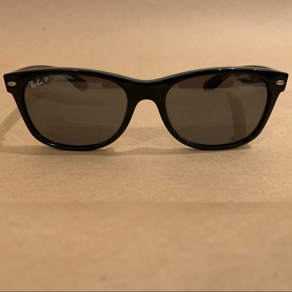 Ray-Ban New Wayfarer polarized silver & black
